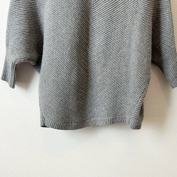 Madewell Heather Gray Women's 100% Merino Wool Sculptor Open Cardigan Sz M/L - Picture 15 of 15